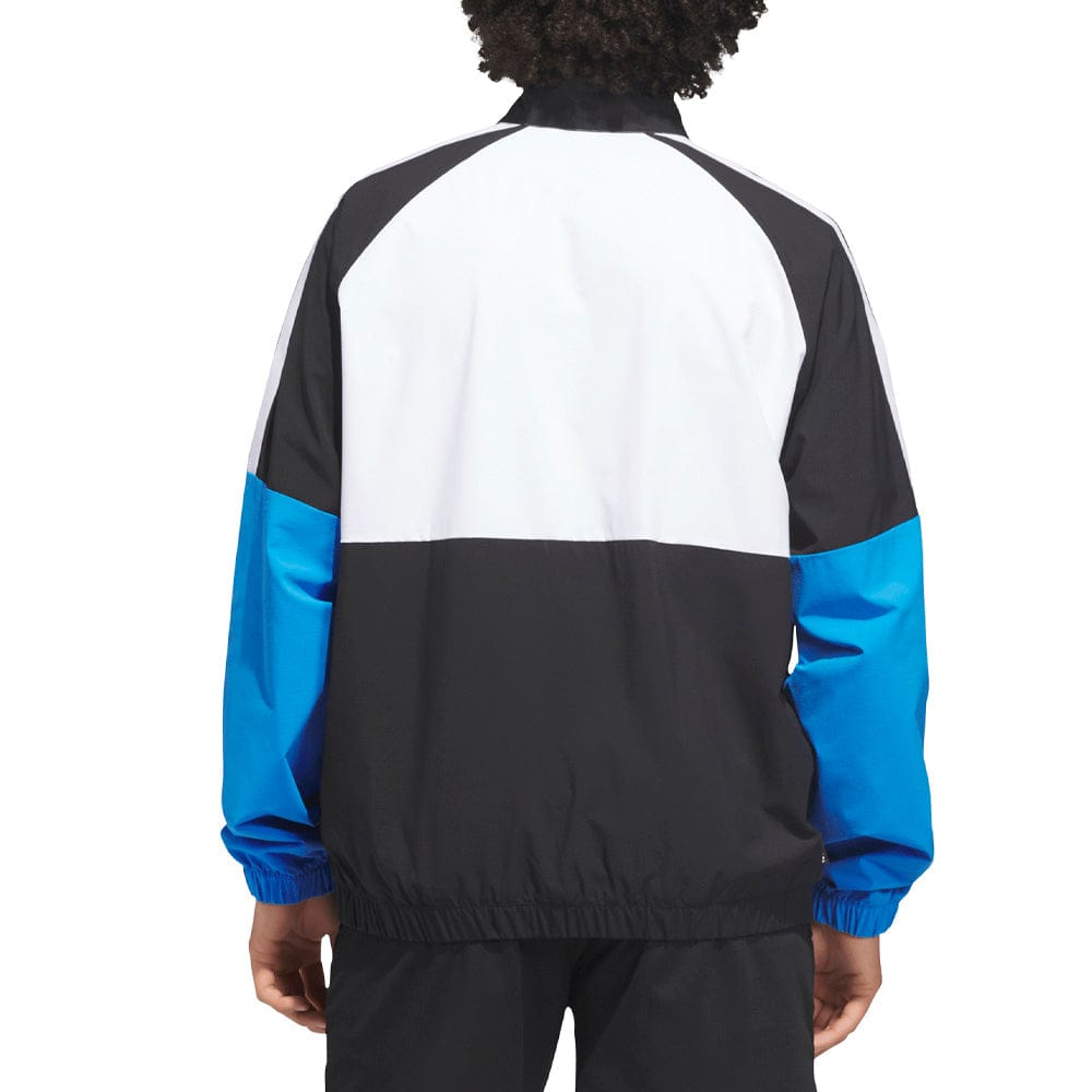 adidas Beyond Twistweave Full-Zip Windbreaker - Black/White