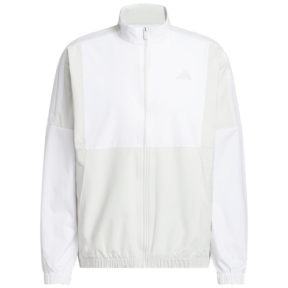 adidas Beyond Twistweave Full-Zip Windbreaker - Orbit Grey/White