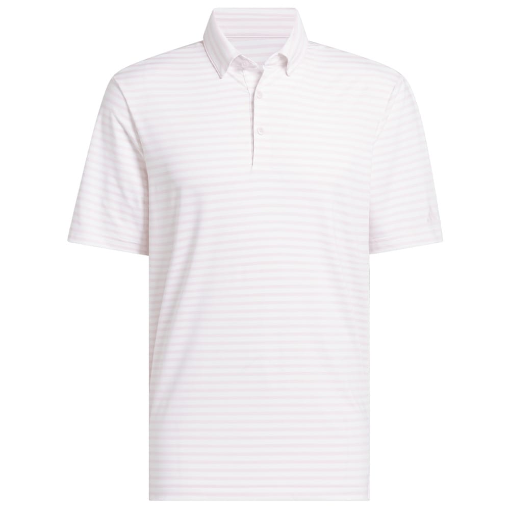 adidas Ultimate365 Stripe Polo Shirt - Clear Pink/White