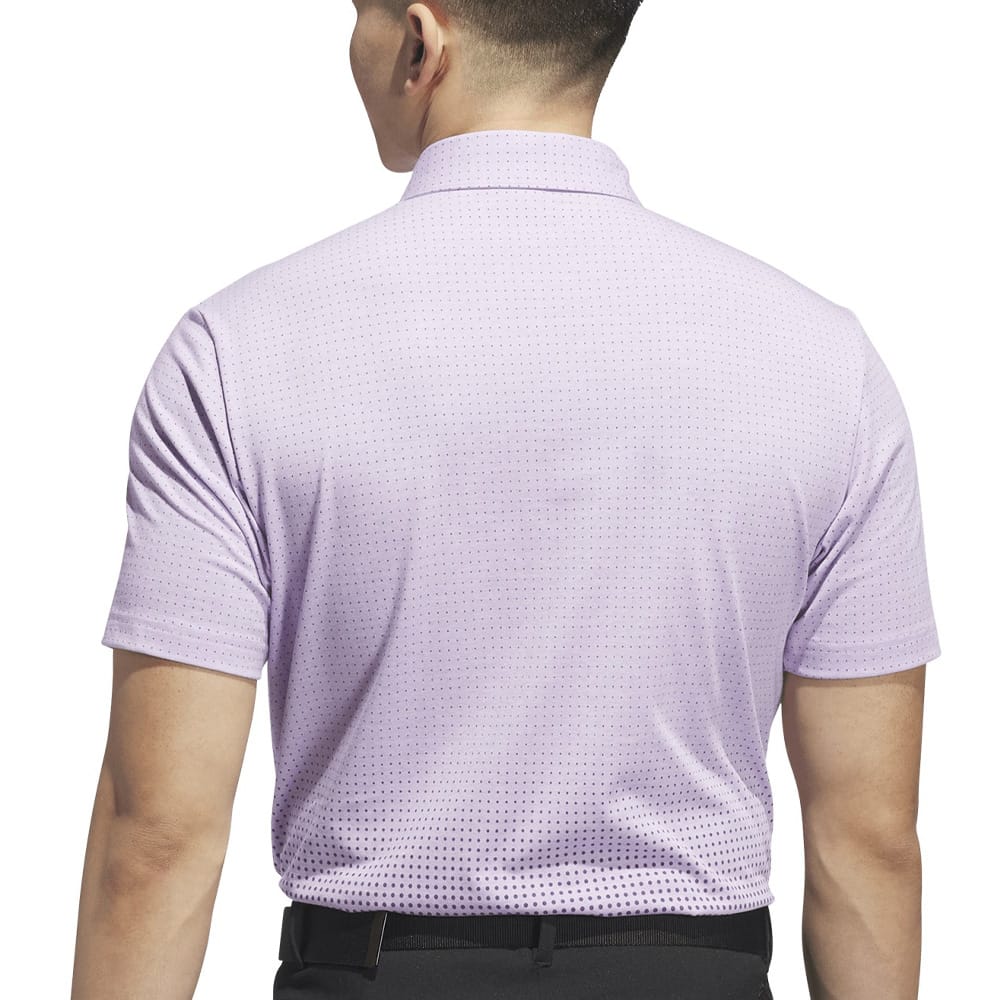 adidas Go-to Rise Print Polo Shirt - Powder Plum