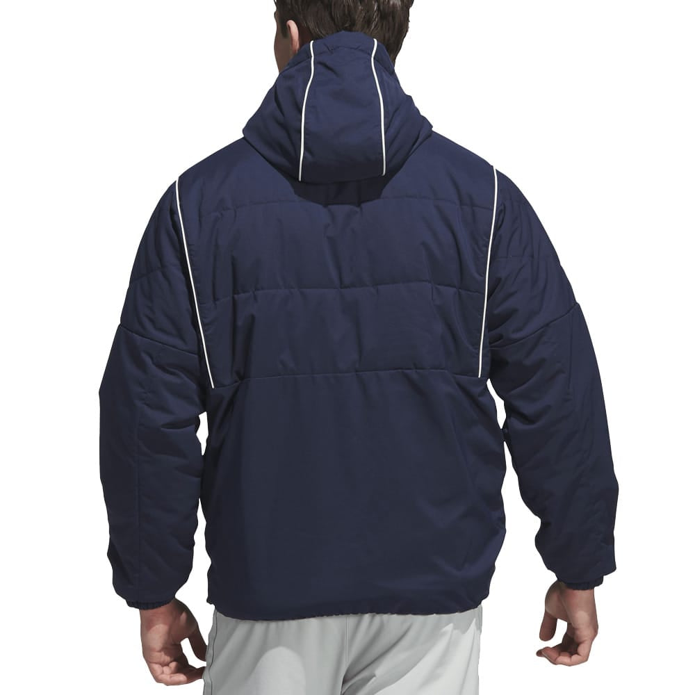 adidas Beyond Twistweave Half-Zip Filled Loose Jacket - Collegiate Navy
