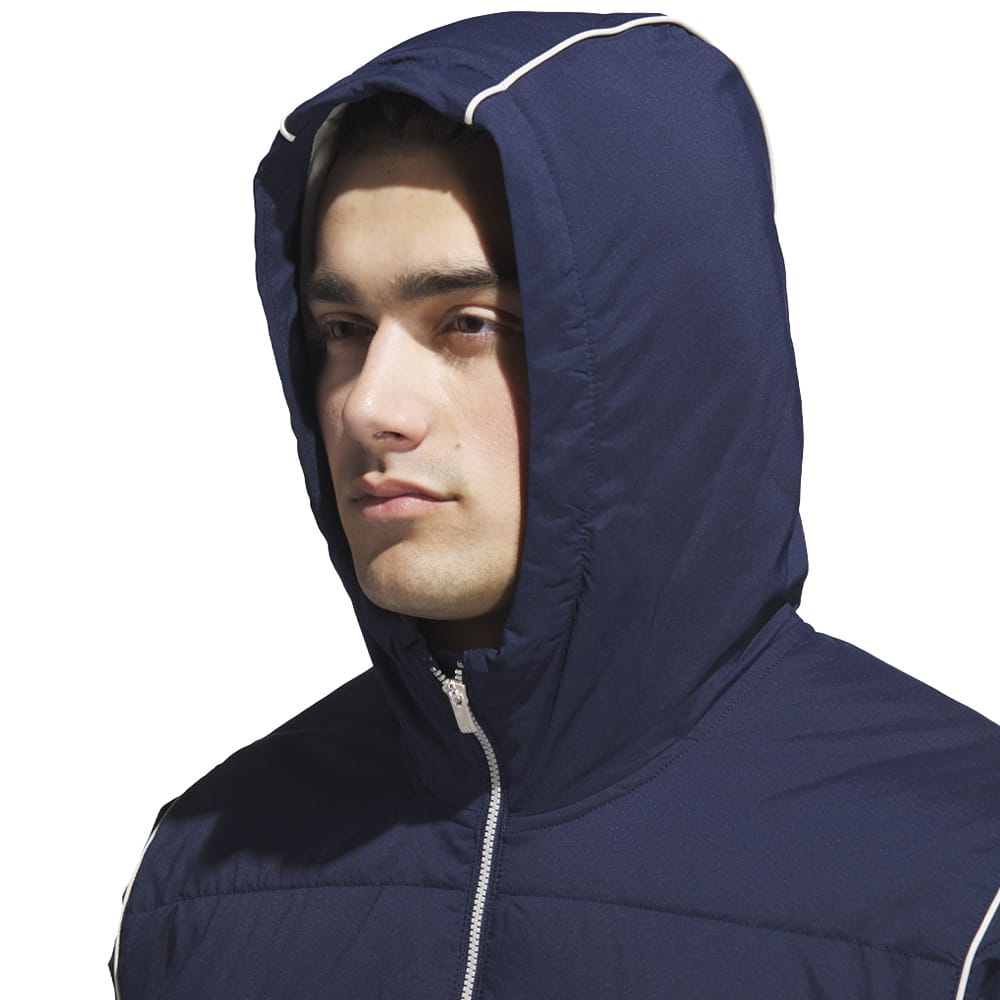 adidas Beyond Twistweave Half-Zip Filled Loose Jacket - Collegiate Navy