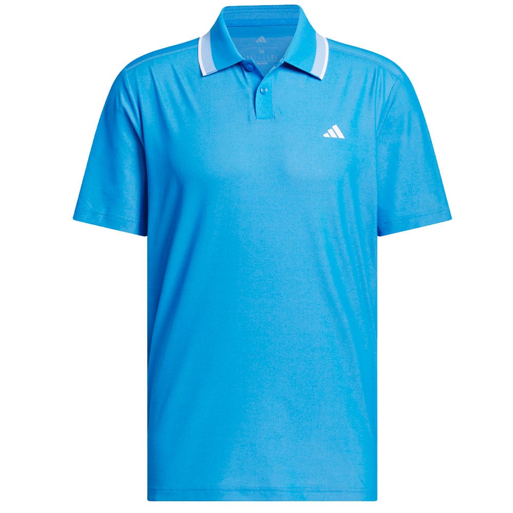 adidas Ultimate365 Tour Twistknit Pique Polo Shirt - Lucid Ray Blue