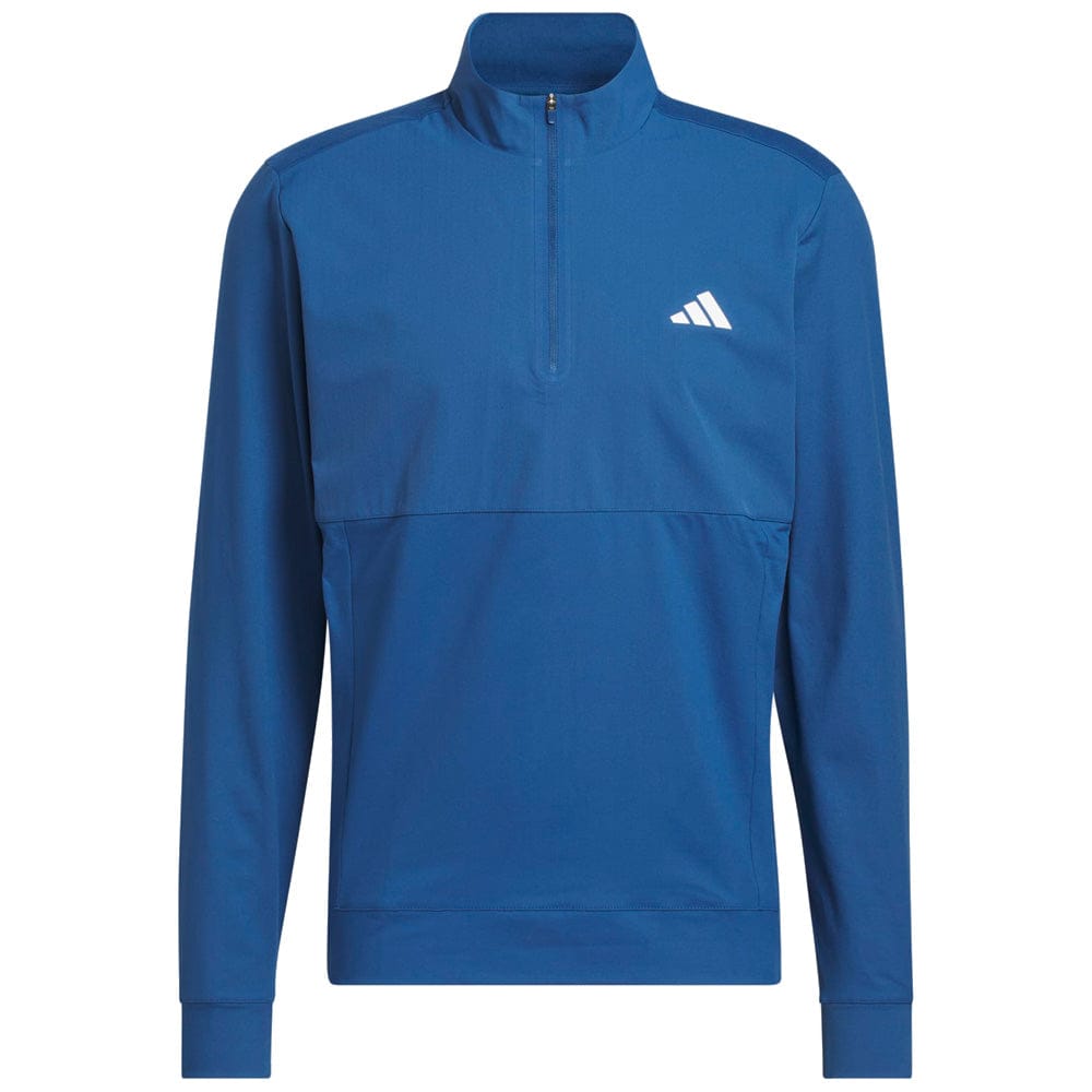 adidas Ultimate365 Tour Quarter Zip Pullover - Dusky Petrol