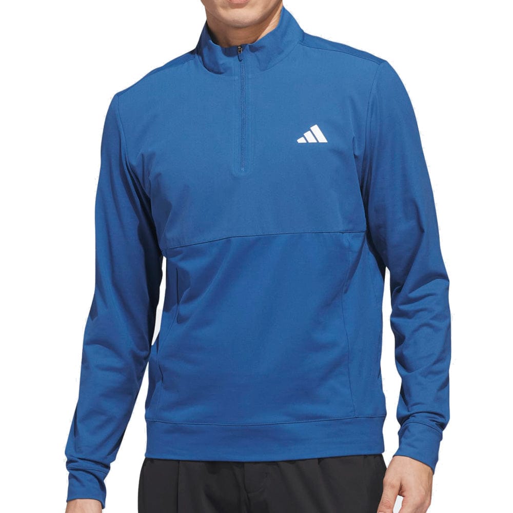 adidas Ultimate365 Tour Quarter Zip Pullover - Dusky Petrol