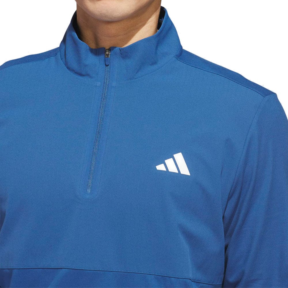 adidas Ultimate365 Tour Quarter Zip Pullover - Dusky Petrol