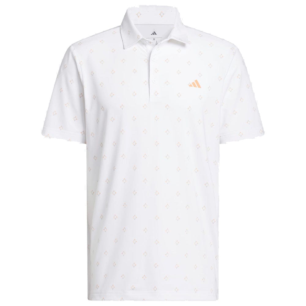 adidas Ultimate365 Essence Print Climacool Polo Shirt - White