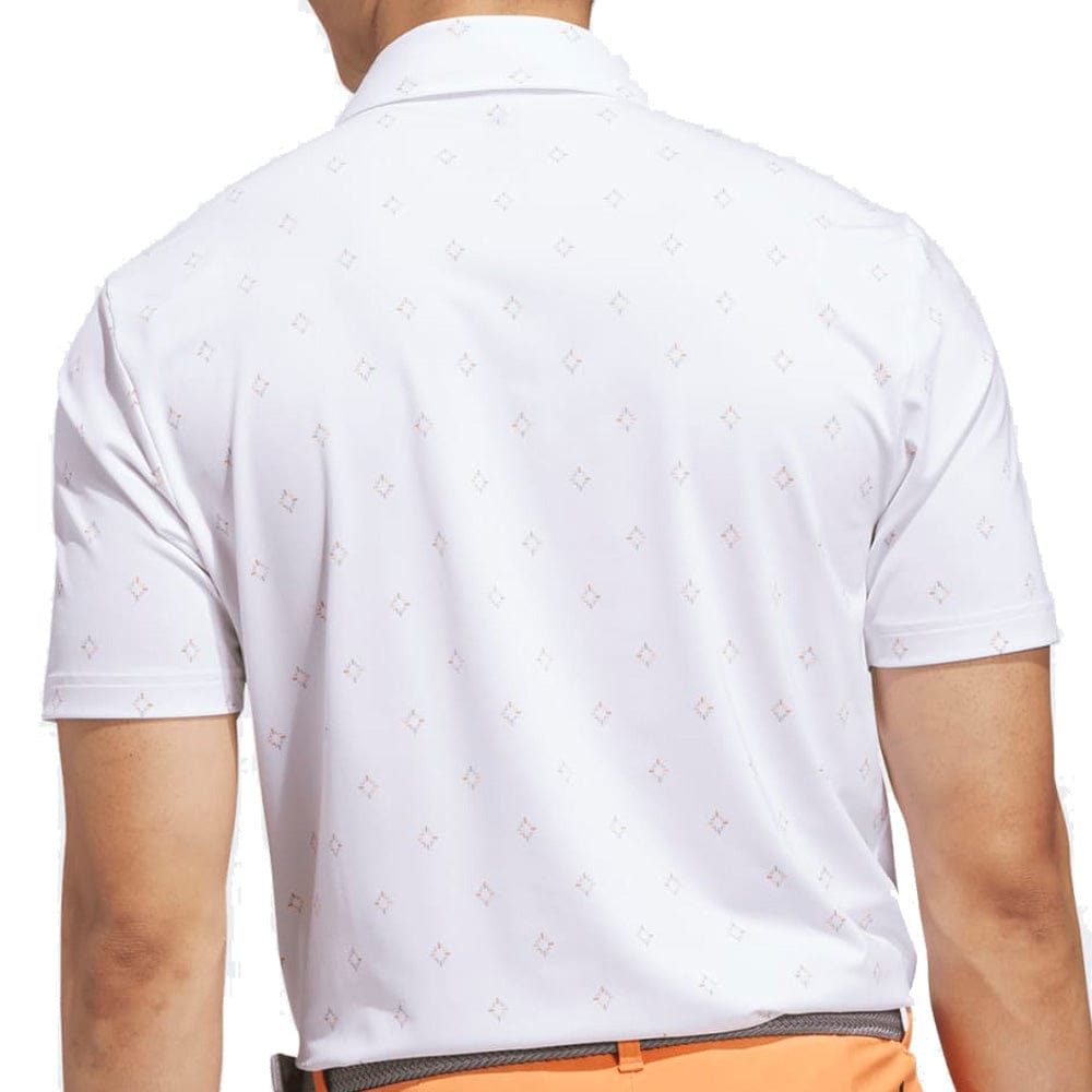 adidas Ultimate365 Essence Print Climacool Polo Shirt - White