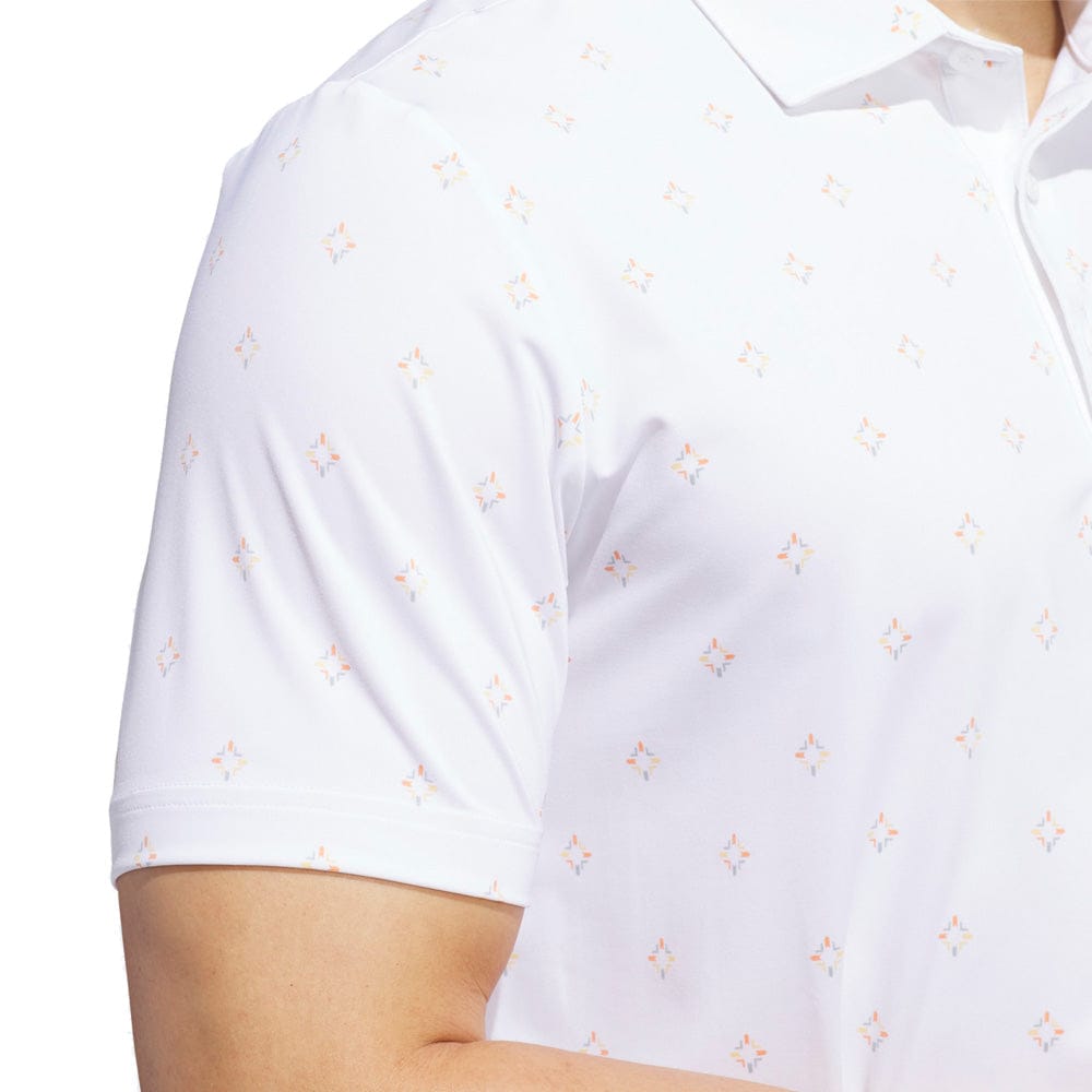adidas Ultimate365 Essence Print Climacool Polo Shirt - White