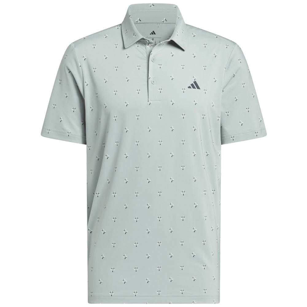 adidas Ultimate365 Essence Print Climacool Polo Shirt - Wonder Sage