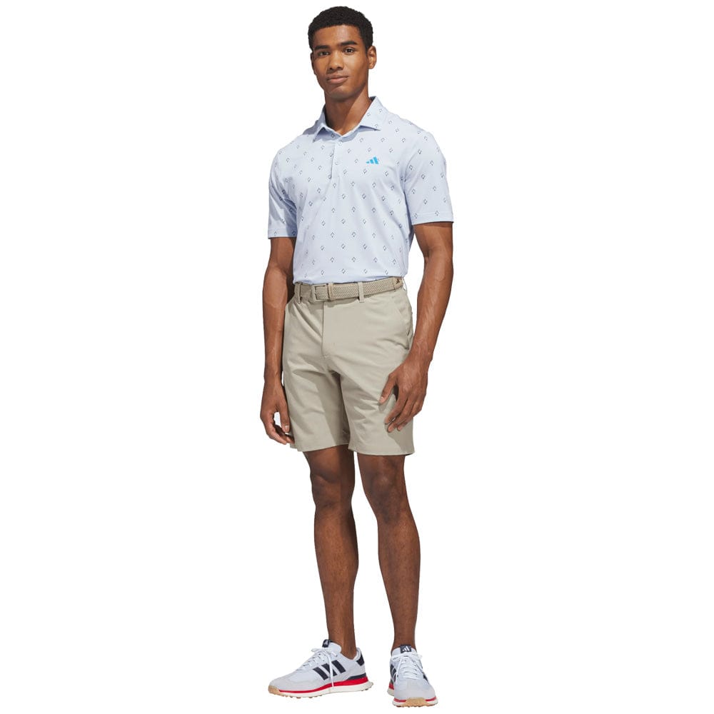 adidas Ultimate365 Essence Print Climacool Polo Shirt - Crystal Sky