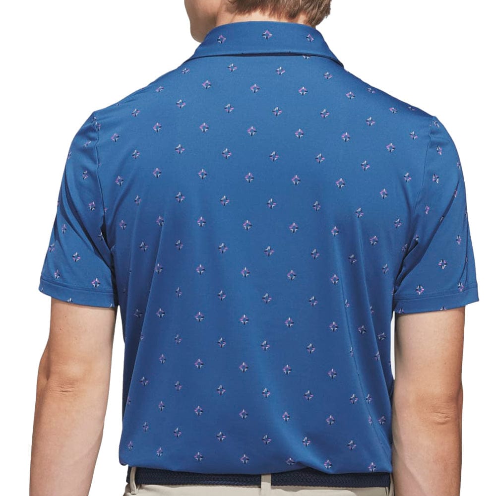 adidas Ultimate365 Essence Print Climacool Polo Shirt - Dusky Petrol