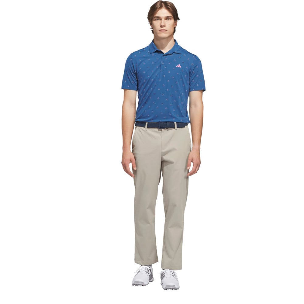 adidas Ultimate365 Essence Print Climacool Polo Shirt - Dusky Petrol