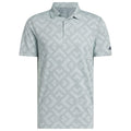 adidas Ultimate365 Jacquard Polo Shirt - Wonder Sage/Collegiate Navy