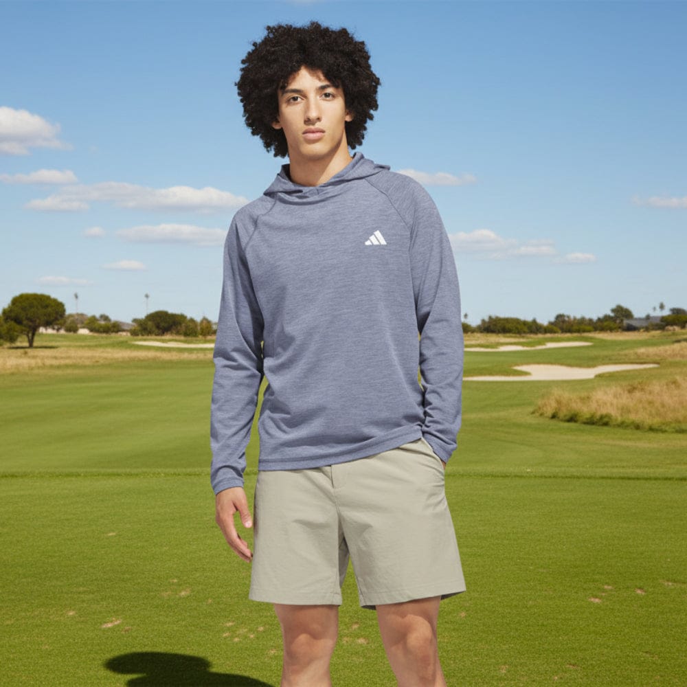 adidas Ultimate365 Heather Hoodie - Collegiate Navy Mel.