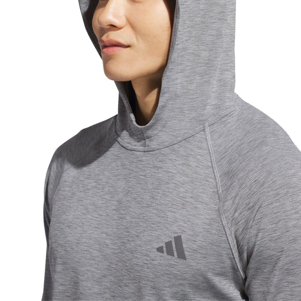 adidas Ultimate365 Heather Hoodie - Black Melange