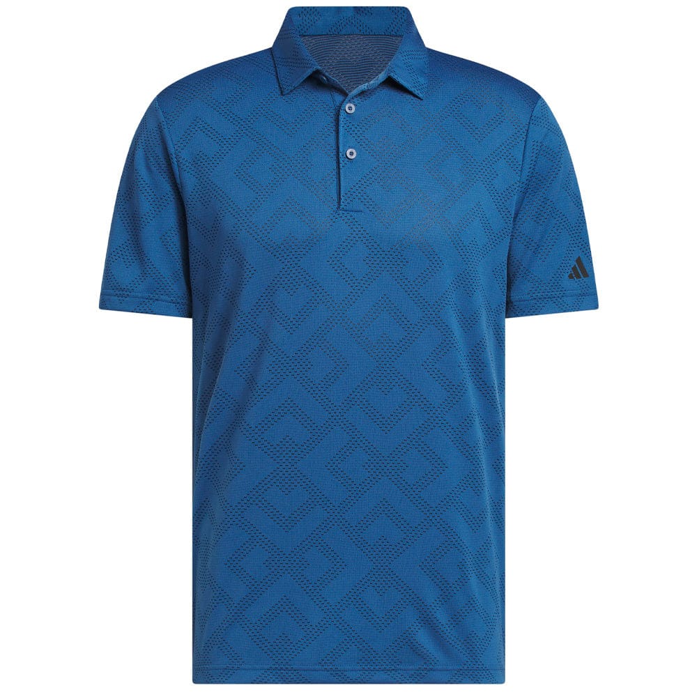 adidas Ultimate365 Jacquard Polo Shirt - Dusky Petrol/Black