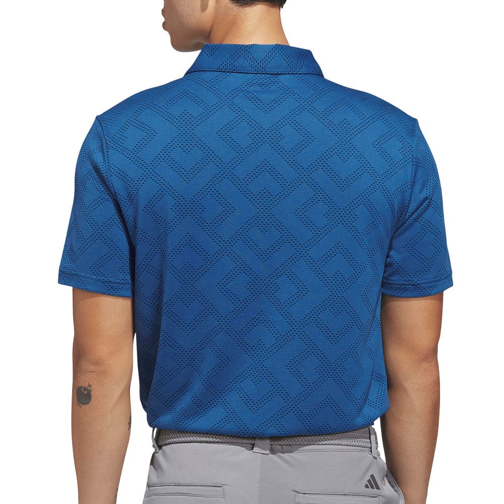 adidas Ultimate365 Jacquard Polo Shirt - Dusky Petrol/Black