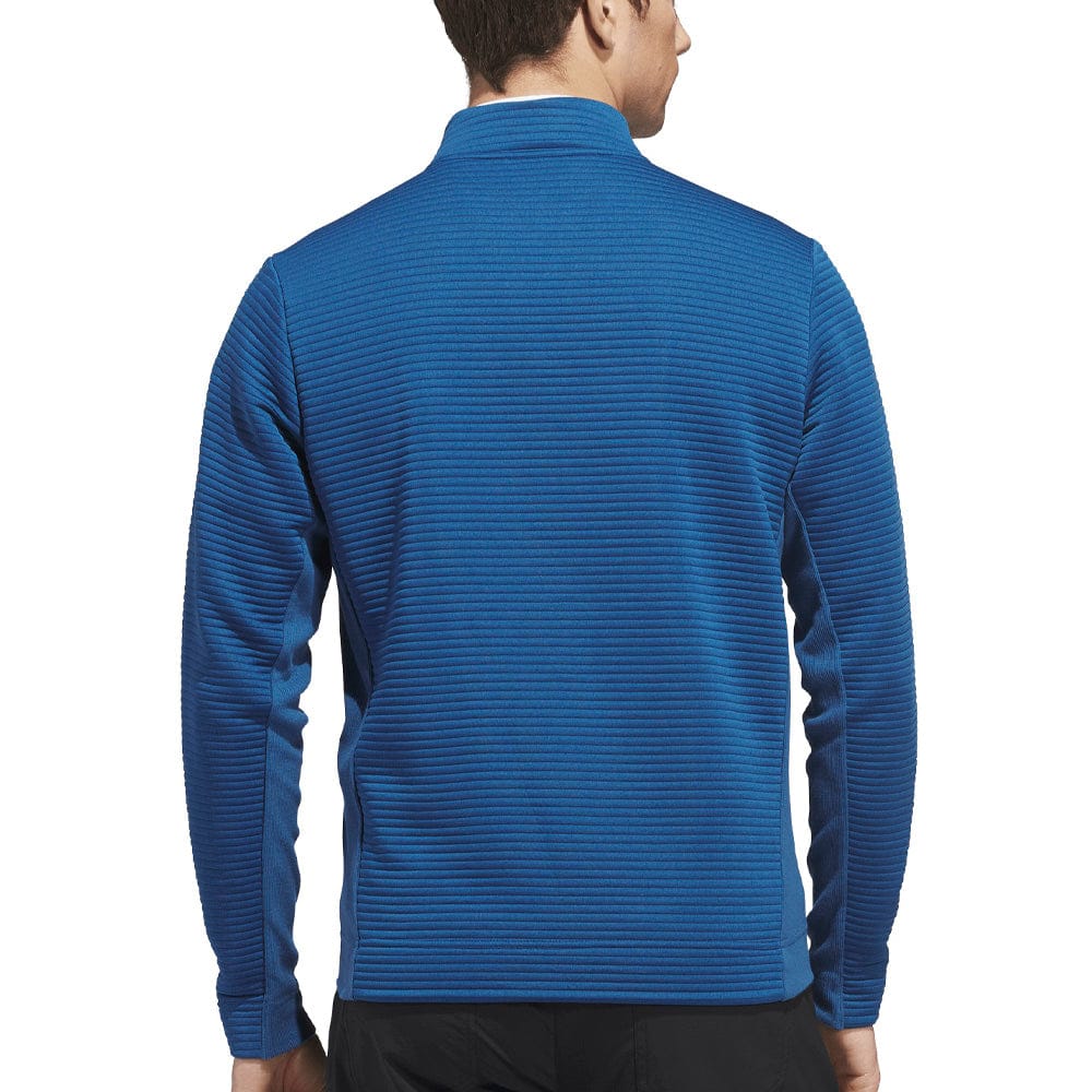 adidas Ultimate365 DWR Textured Quarter Zip Pullover - Dusky Petrol
