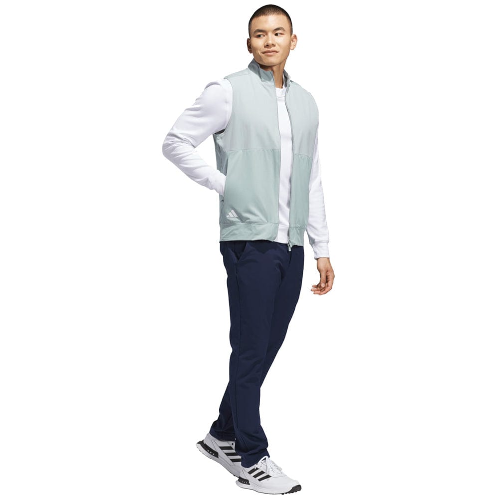 adidas Ultimate365 Tour Full Zip Vest - Wonder Sage