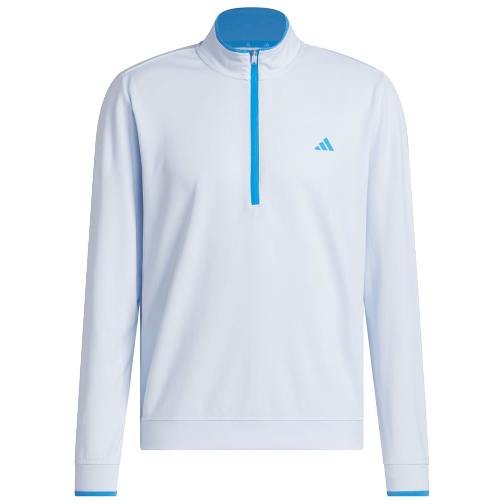 adidas Lightweight Half-Zip Top - Crystal Sky
