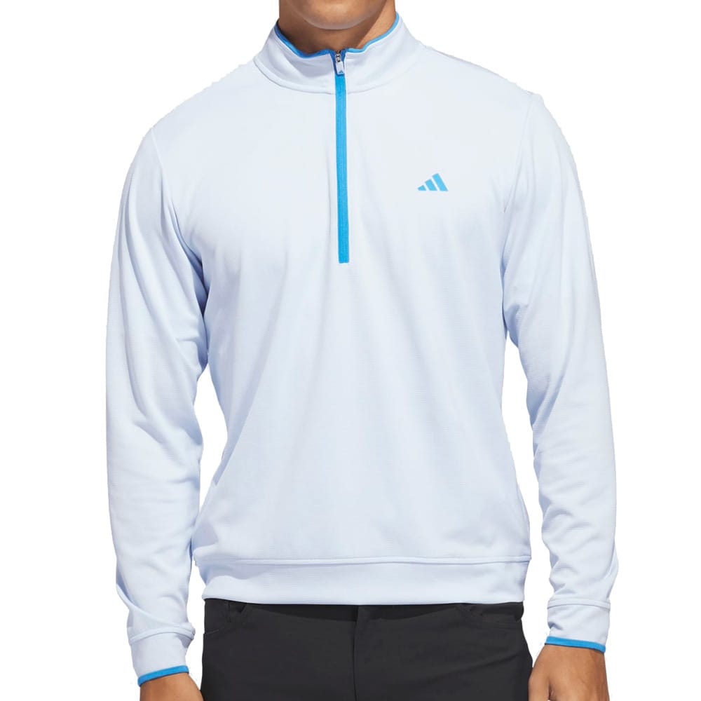 adidas Lightweight Half-Zip Top - Crystal Sky