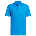 adidas Ultimate365 Jacquard Polo Shirt - Lucid Ray Blue
