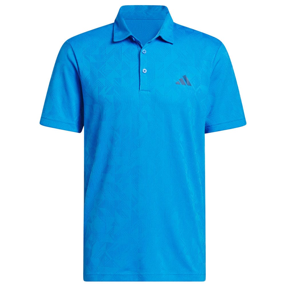 adidas Ultimate365 Jacquard Polo Shirt - Lucid Ray Blue