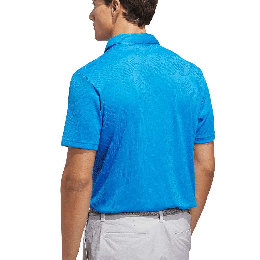 adidas Ultimate365 Jacquard Polo Shirt - Lucid Ray Blue