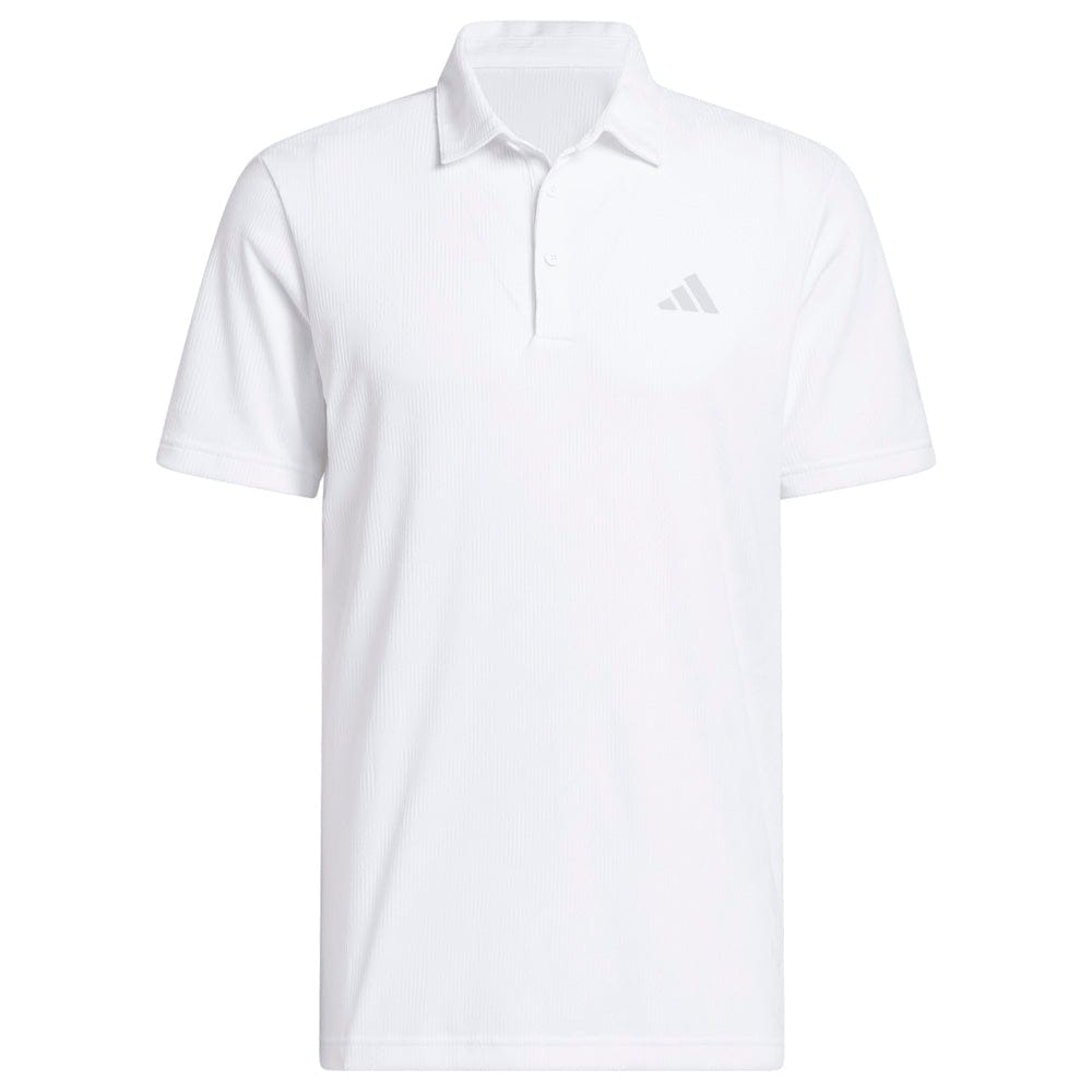 adidas Ultimate365 Jacquard Polo Shirt - White