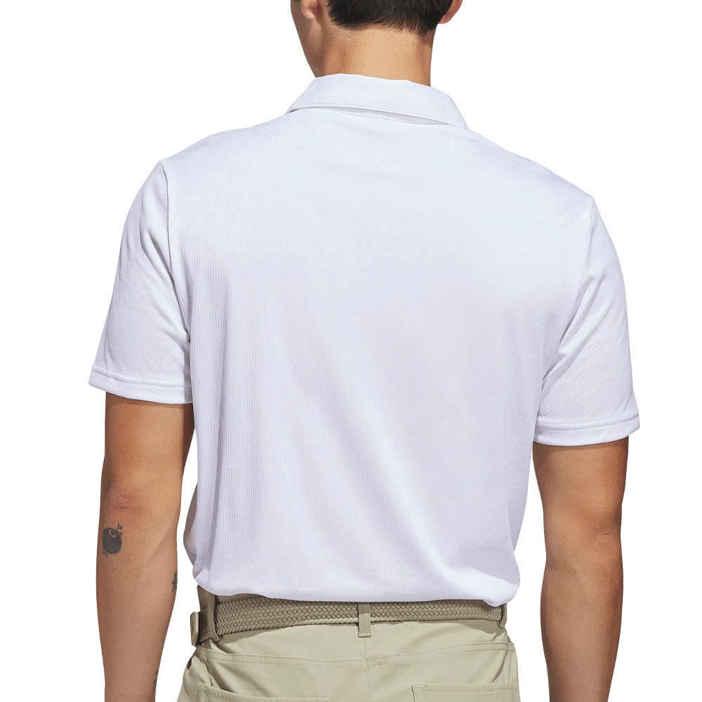 adidas Ultimate365 Jacquard Polo Shirt - White