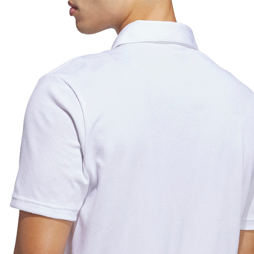 adidas Ultimate365 Jacquard Polo Shirt - White