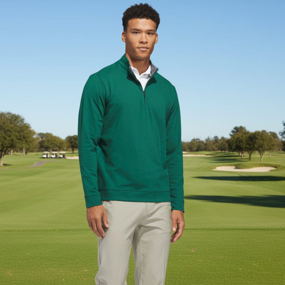 adidas Ultimate365 Classic Quarter-Zip - Collegiate Green
