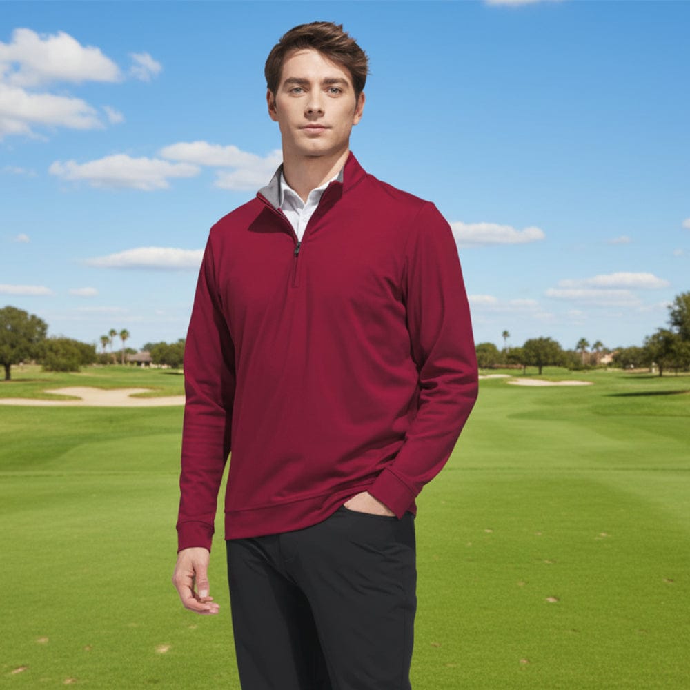 adidas Ultimate365 Classic Quarter-Zip - Collegiate Burgundy