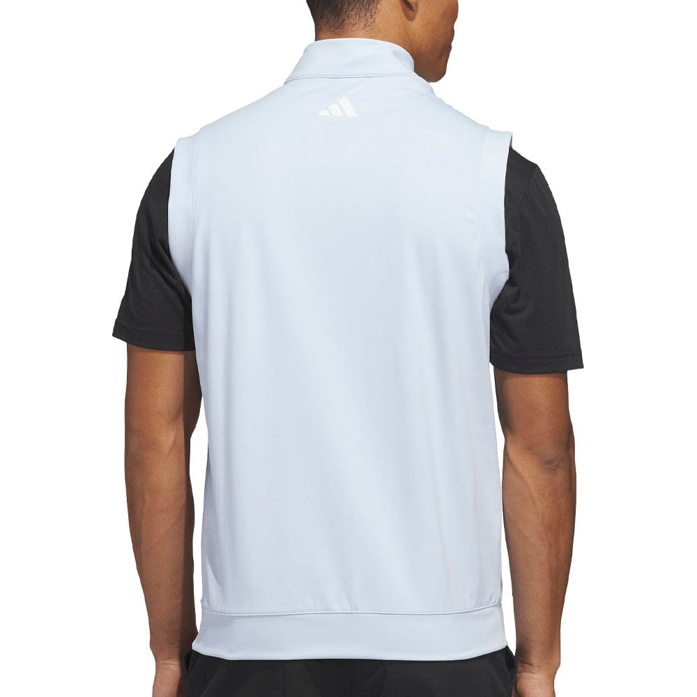 adidas Ultimate365 Classic Quarter-Zip Vest - Crystal Sky