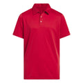 adidas Youth Performance Short Sleeve Polo Shirt - Collegiate Red
