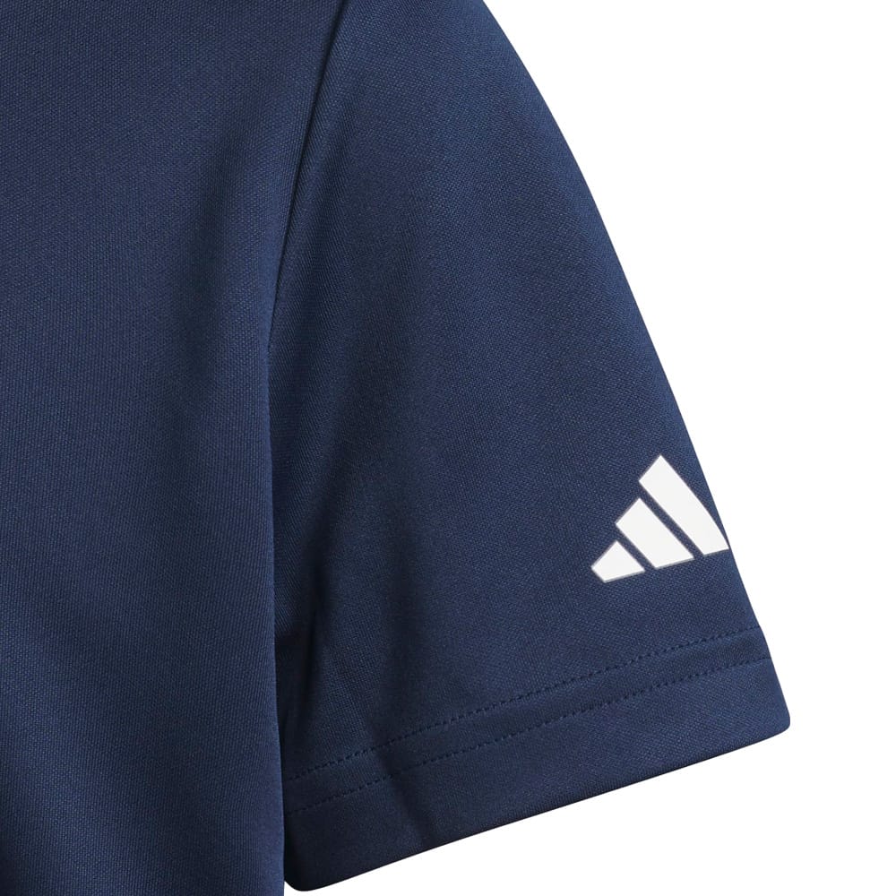 adidas Youth Performance Short Sleeve Polo Shirt - Collegiate Navy