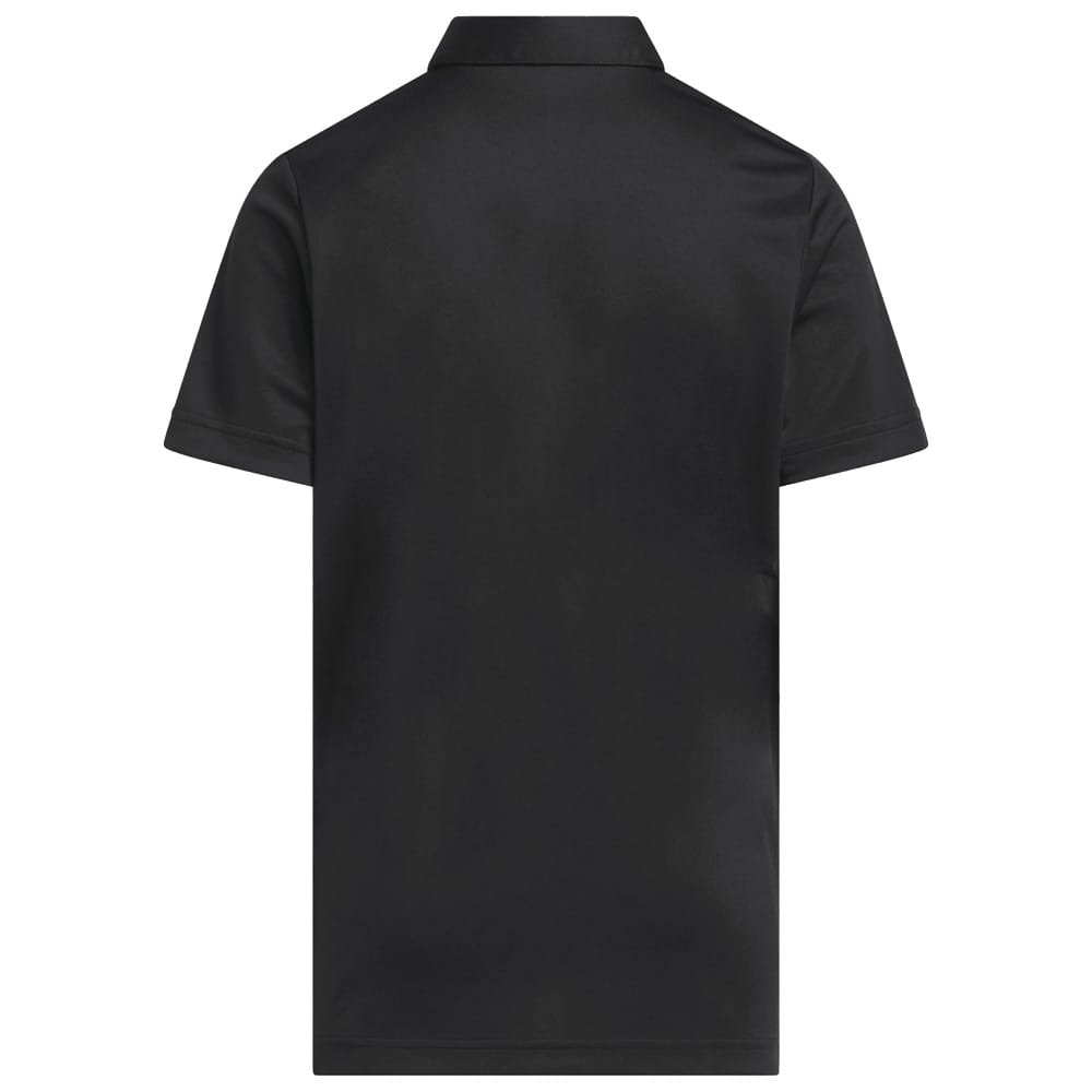 adidas Youth Performance Short Sleeve Polo Shirt - Black