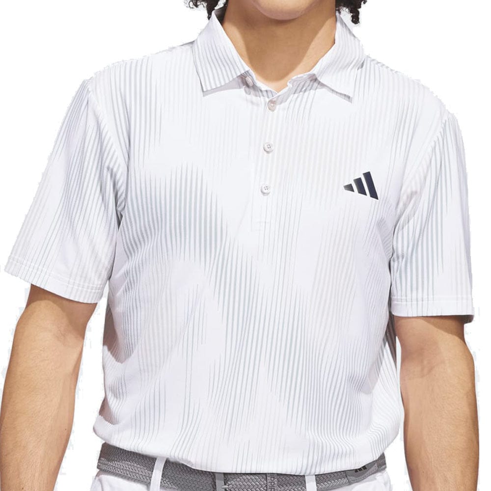 adidas Ultimate365 Tour Cool Feel Print Polo Shirt - Wonder Sage