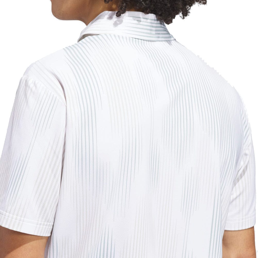 adidas Ultimate365 Tour Cool Feel Print Polo Shirt - Wonder Sage