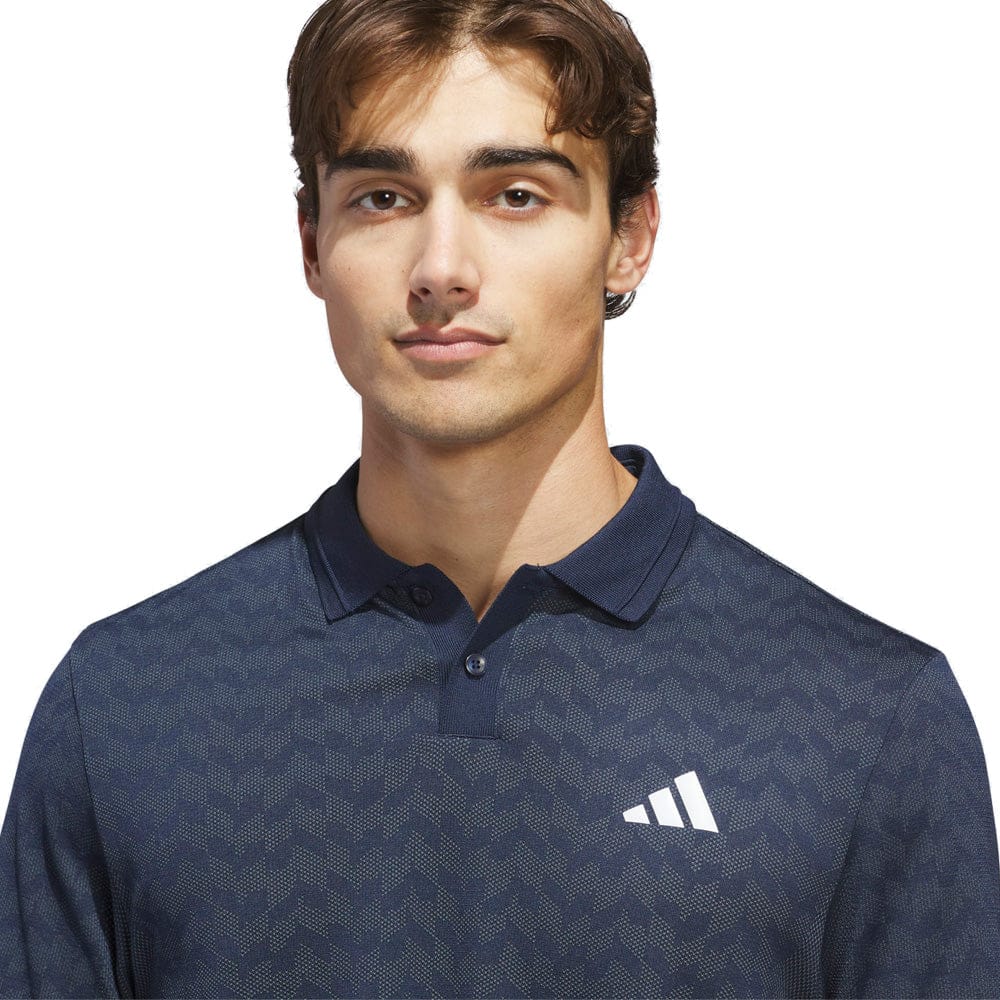 adidas Ultimate365 Tour Seamless Polo Shirt - Collegiate Navy/Wonder Sage