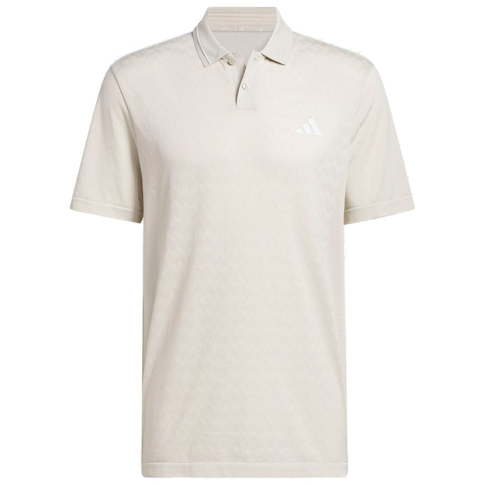 adidas Ultimate365 Tour Seamless Polo Shirt - Wonder Alumina/White