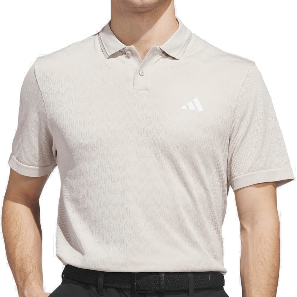 adidas Ultimate365 Tour Seamless Polo Shirt - Wonder Alumina/White