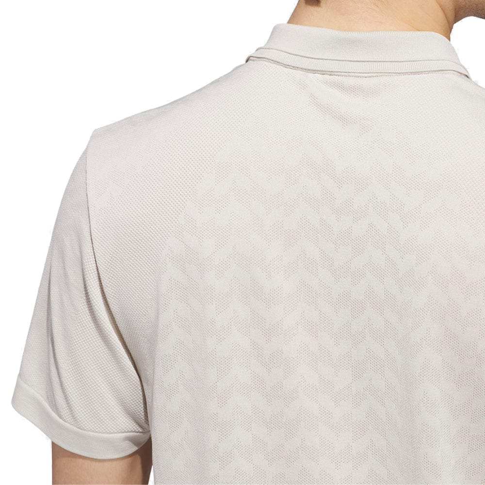 adidas Ultimate365 Tour Seamless Polo Shirt - Wonder Alumina/White