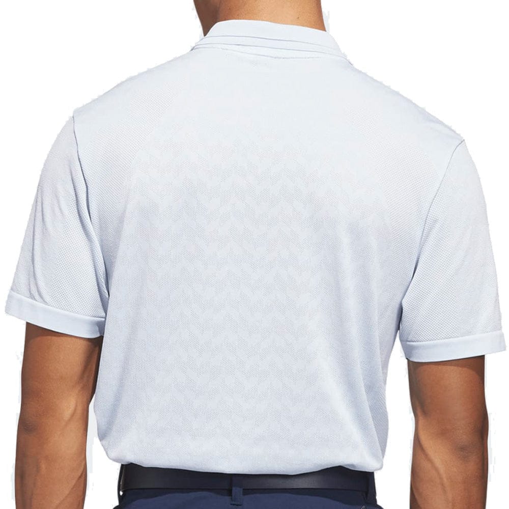 adidas Ultimate365 Tour Seamless Polo Shirt - Crystal Sky/White