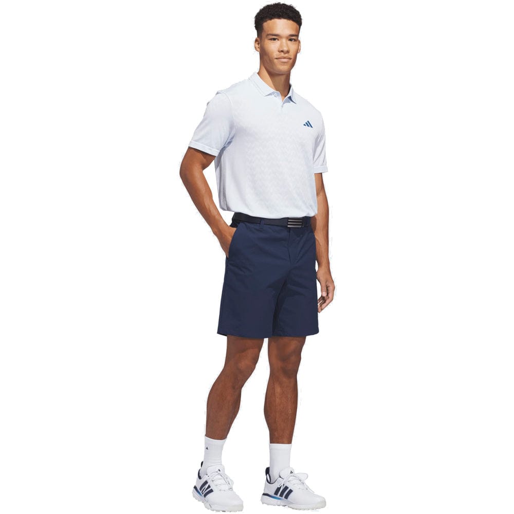 adidas Ultimate365 Tour Seamless Polo Shirt - Crystal Sky/White