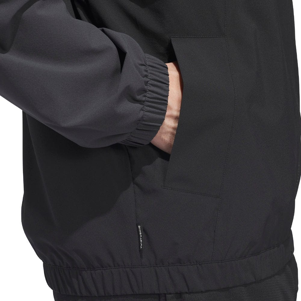 adidas Beyond Twistweave Full-Zip Windbreaker - Black/Carbon