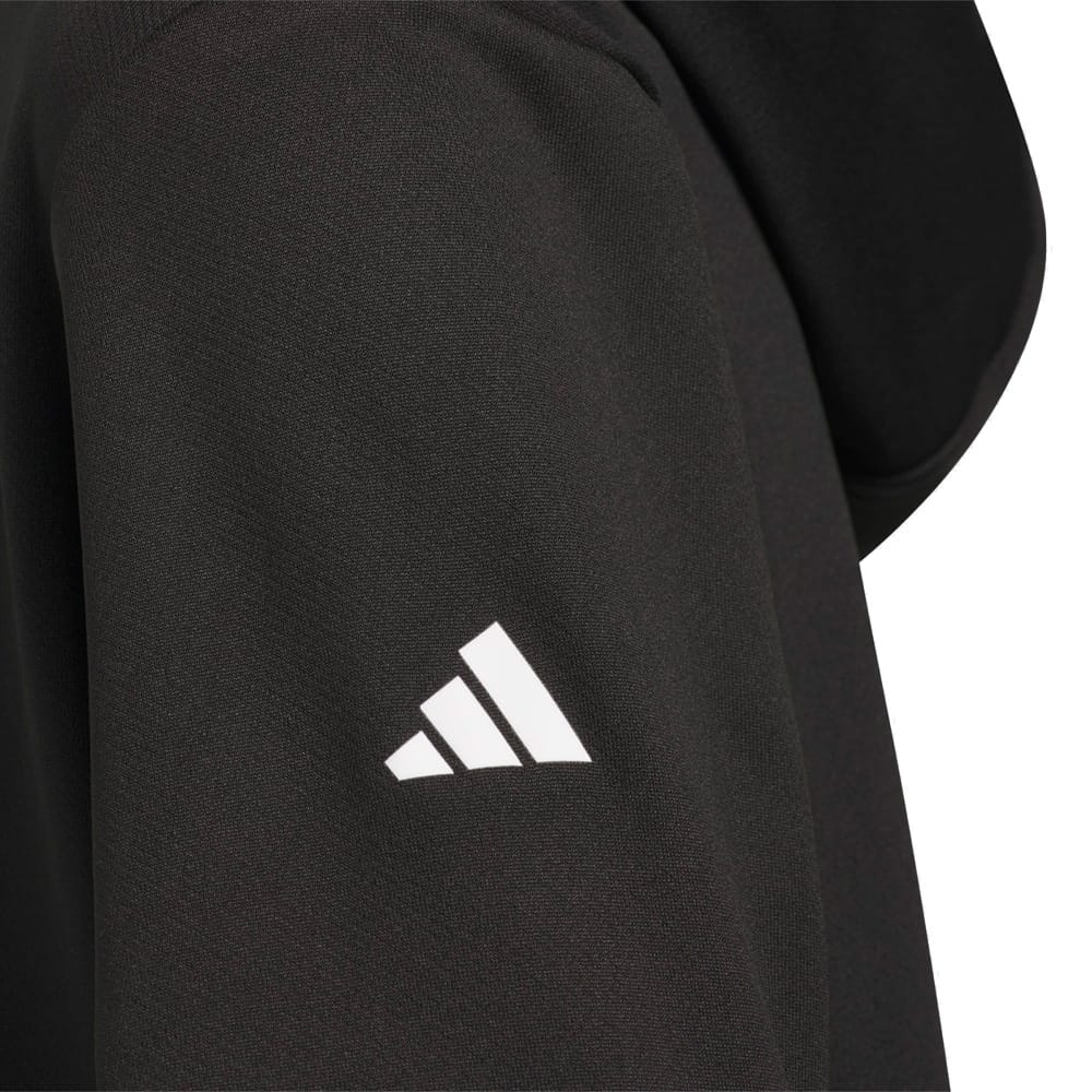adidas Youth Crestable Climawarm Hoodie - Black