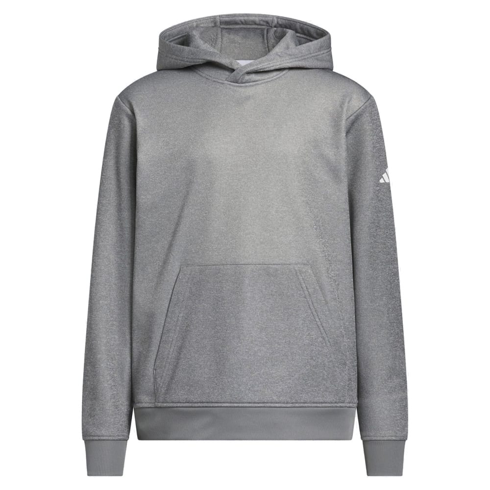 adidas Youth Crestable Climawarm Hoodie - Grey Three Mel
