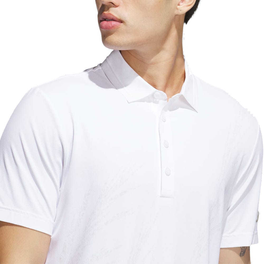 adidas Ultimate365 Tour Cool Feeling Fescue Polo Shirt - White